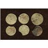 Image 1 : 6 SILVER DIME SIZED OTTOMAN EMPIRE PARA COINS: