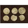 Image 2 : 6 SILVER DIME SIZED OTTOMAN EMPIRE PARA COINS: