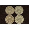 Image 2 : 1909-D, 11, 12 & 1914 SILVER BARBER DIMES