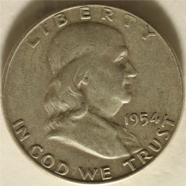 1954-D SILVER FRANKLIN HALF DOLLAR