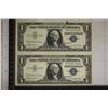 Image 1 : 2-1957-B US $1 SILVER CERTIFICATES CU WITH