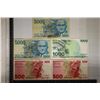 Image 2 : 5-BANK OF ISRAEL BILLS: 2-1982-500 SHEQALIM, 1983-