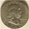 Image 1 : 1962 SILVER FRANKLIN HALF DOLLAR