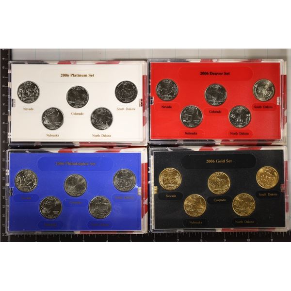 2006 US 50 STATE QUARTERS PROOF SETS WITH BOXES