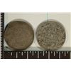 Image 1 : 1907 & 1909 BELGIUM SILVER 5 CENTIMES COINS .1342