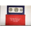 Image 2 : 1976-S US BICENTENNIAL 3 COIN UNC SILVER SET