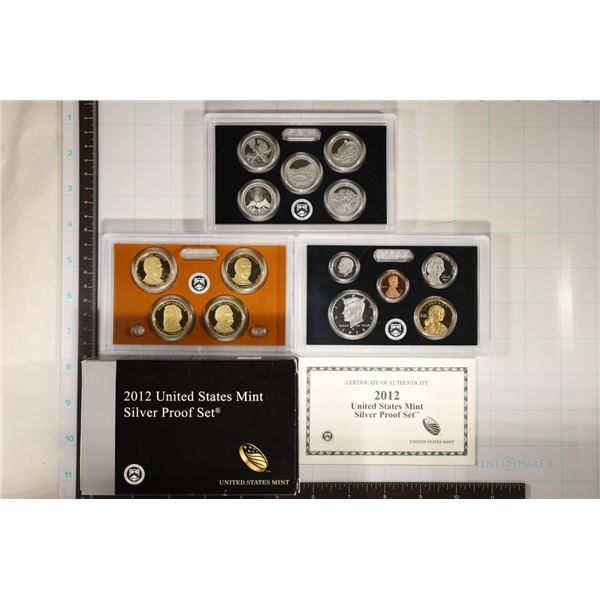 KEY DATE 2012 US SILVER PROOF SET (WITH BOX)