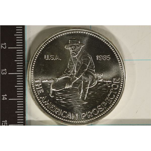 1 TROY OZ .999 FINE SILVER AMERICAN PROSPECTOR