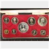Image 2 : 1971 BAHAMAS SILVER 9 COIN PROOF SET IN ORIGINAL