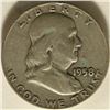 Image 1 : 1958-D SILVER FRANKLIN HALF DOLLAR