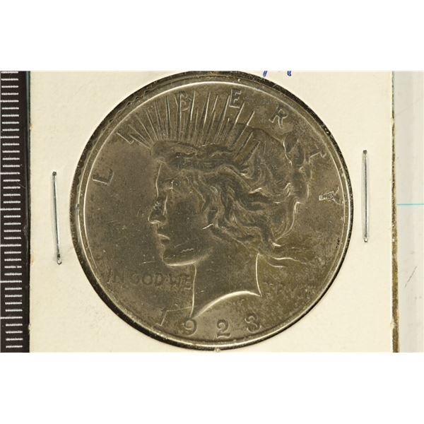 1923-D PEACE SILVER DOLLAR