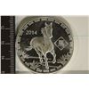 Image 1 : 1 TROY OZ .999 FINE SILVER YEAR OF THE HORSE 2014