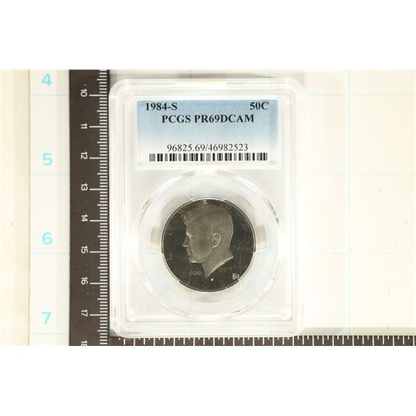 1984-S KENNEDY HALF DOLLAR PCGS PR69 DCAM