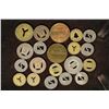 Image 1 : 20 VINTAGE METAL TRANSPORTATION TOKENS: BEAVER