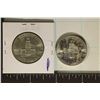 Image 2 : 2-1776-1976-S 40% SILVER BICENTENNIAL JFK HALVES