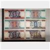 Image 1 : 6 BRAZIL CRISP AU / UNC BILLS: 2-100 CRUZEIROS,