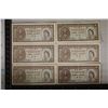 Image 1 : 6-CIRCA 1960'S HONG KONG 1 CENT BILLS: 4 ARE CU,
