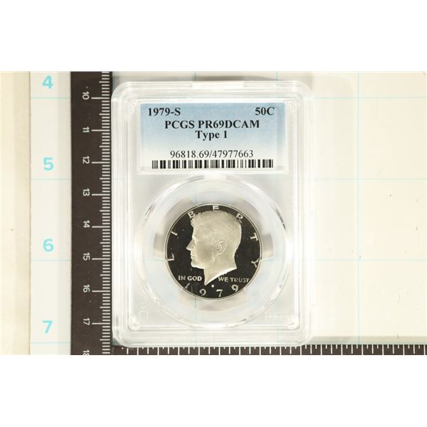 1979-S TYPE I KENNEDY HALF DOLLAR PCGS PR69 DCAM