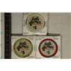 Image 1 : 3 SANTA YNEZ CALIFORNIA CASINO CHIPS: $1, $3 & $5