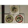 Image 2 : 3 SANTA YNEZ CALIFORNIA CASINO CHIPS: $1, $3 & $5