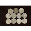 Image 1 : 11-1919 MEXICO SILVER 10 CENTAVO COINS. .5126 OZ.