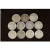 Image 2 : 11-1919 MEXICO SILVER 10 CENTAVO COINS. .5126 OZ.