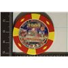 Image 2 : SLOTS A FUN MILLENIUM 2000 CASINO CHIP. LAS VEGAS