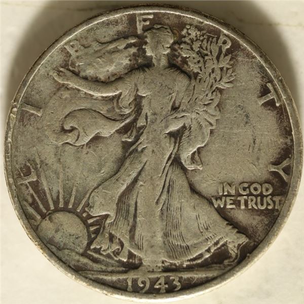 1943 SILVER WALKING LIBERTY HALF DOLLAR