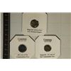 Image 1 : 3 ROMAN ANCIENT COINS: EARLY ROMAN EMPIRE & 2-