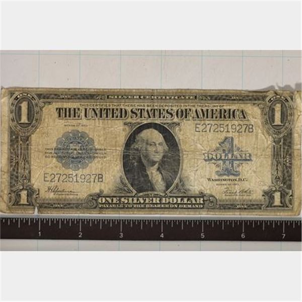 1923 US $1 LARGE SIZE SILVER CERTIFICATE