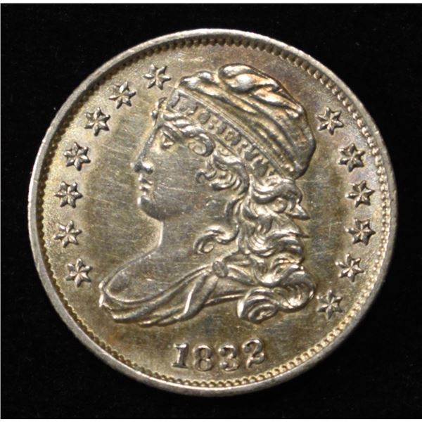 1832 BUST DIME AU/BU
