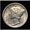 Image 1 : 1917-D MERCURY DIME AU/BU