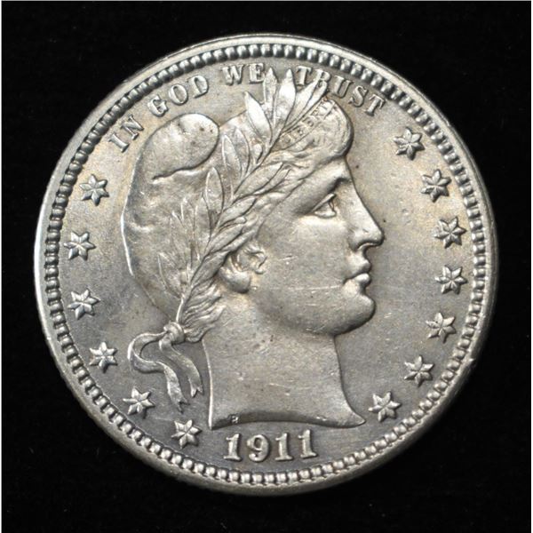 1911 BARBER QUARTER BU