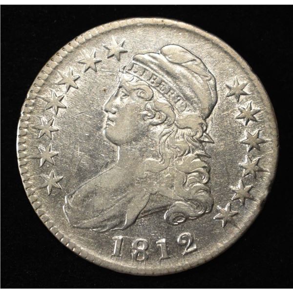 1812 BUST HALF DOLLAR XF