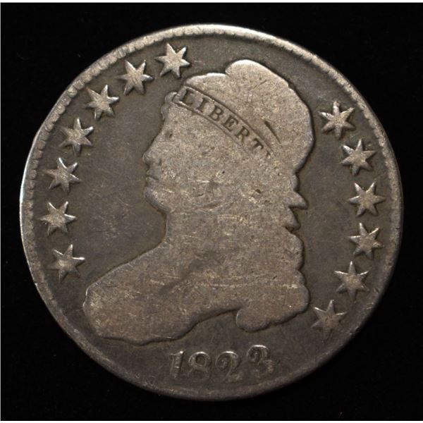 1823 BUST HALF DOLLAR GOOD