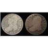 Image 1 : 1829 & 1831 BUST HALF DOLLARS