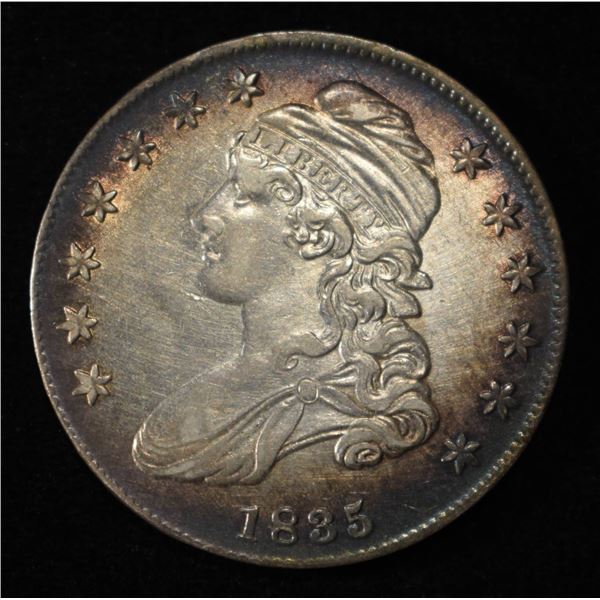 1835 BUST HALF DOLLAR AU