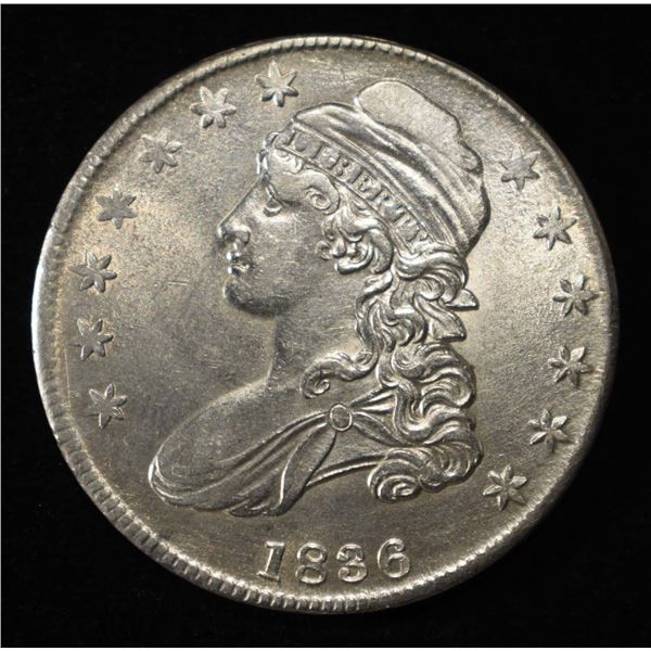 1836 BUST HALF DOLLAR BU