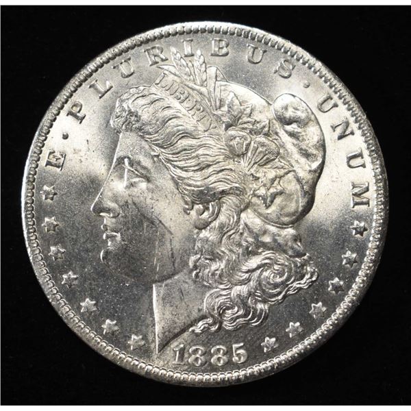 1885-O MORGAN DOLLAR GEM BU