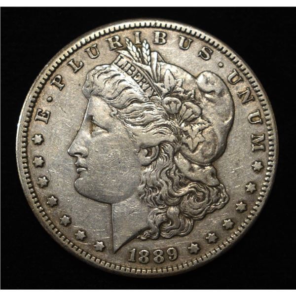 1889-S MORGAN DOLLAR XF