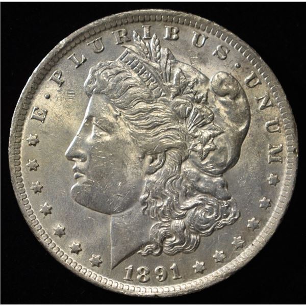 1891-O MORGAN DOLLAR BU