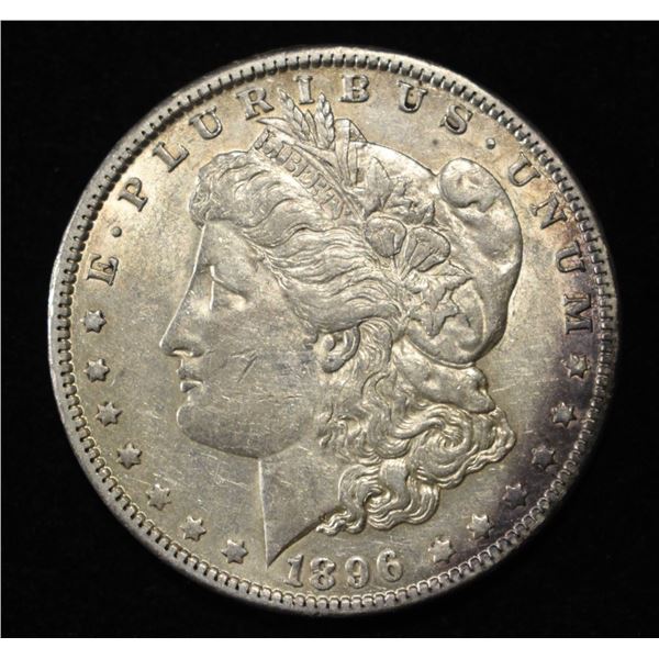 1896-O MORGAN DOLLAR AU