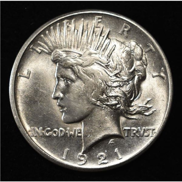 1921 PEACE DOLLAR BU