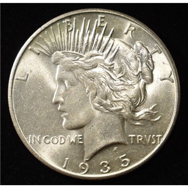 1935 PEACE DOLLAR CH BU