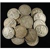 Image 1 : (20) 90% SILVER WALKING LIBERTY HALF DOLLARS