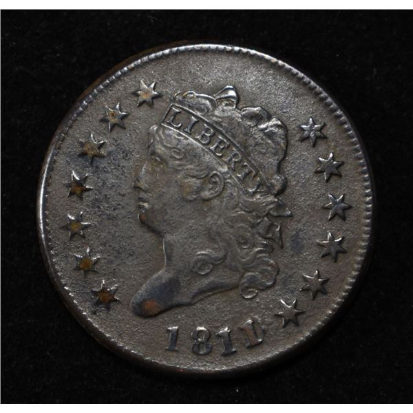 1811/0 CLASSIC HEAD LARGE CENT VF/XF