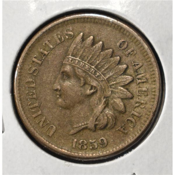 1859 INDIAN HEAD CENT AU