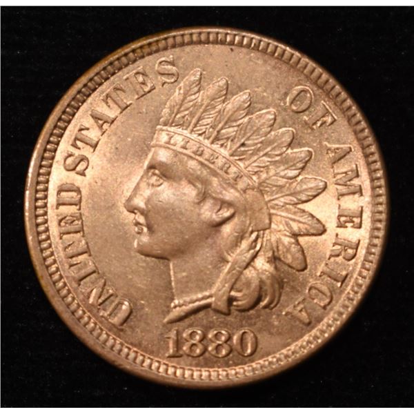 1880 INDIAN HEAD CENT RD GEM BU