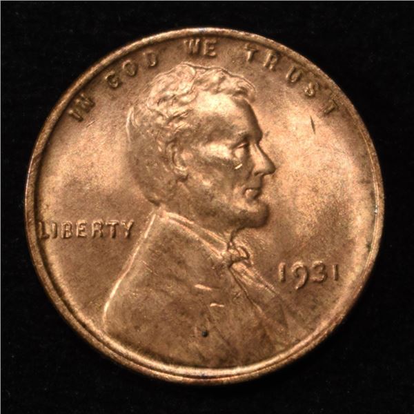1931 LINCOLN CENT CH/GEM BU RB