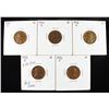 (5) 1931-D LINCOLN WHEAT CENTS AU/UNC